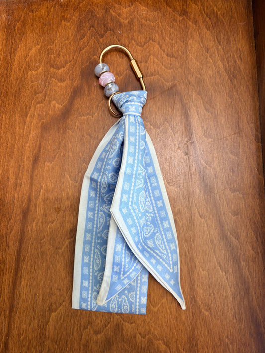 Bag Charm Keychain - Paisley Dream